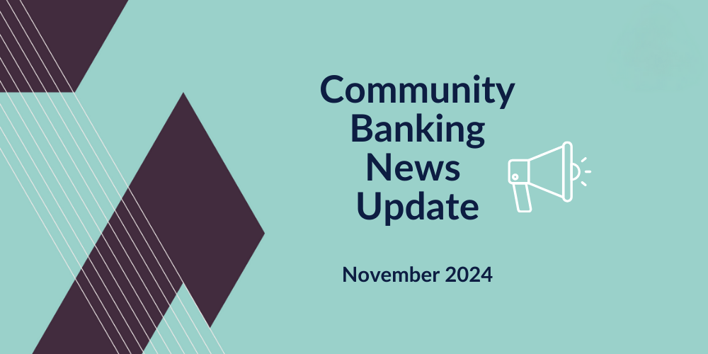 Community banking news update