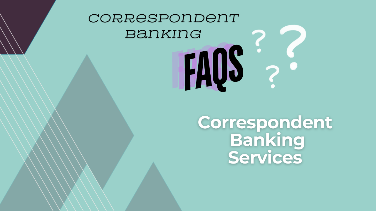 Correspondent banking services