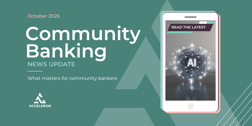 Community Banking News Update: ICBA Sues OCC, Fiserv Digital Asset System, AI ROI - October 2026